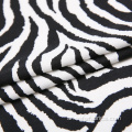 Zebra Stripes DTY Brush أقمشة بوليستر للقميص